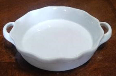 Wavy White 4" Souffle