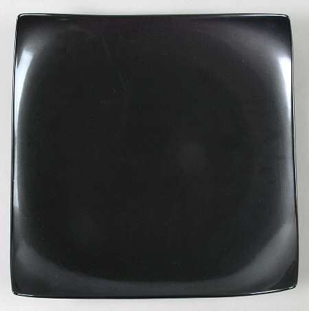 Ebony Square Dinner Plate