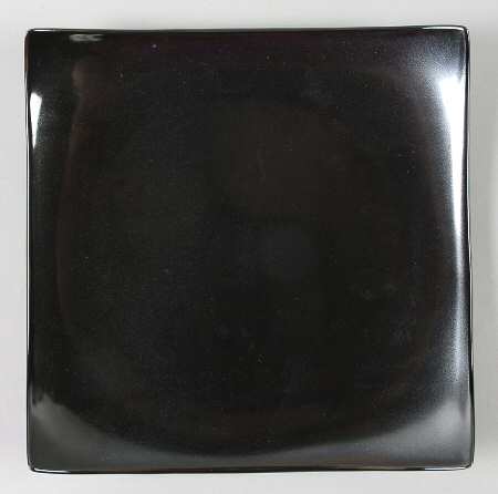 Ebony Square Salad Plate