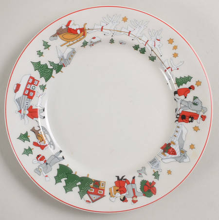Family Christmas Dessert/Pie Plate