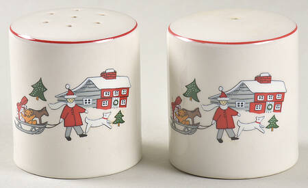 Family Christmas Salt & Pepper Set