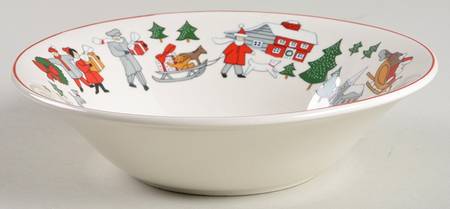 Family Christmas Coupe Cereal Bowl