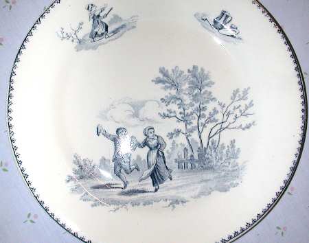 Teniers Luncheon Plate