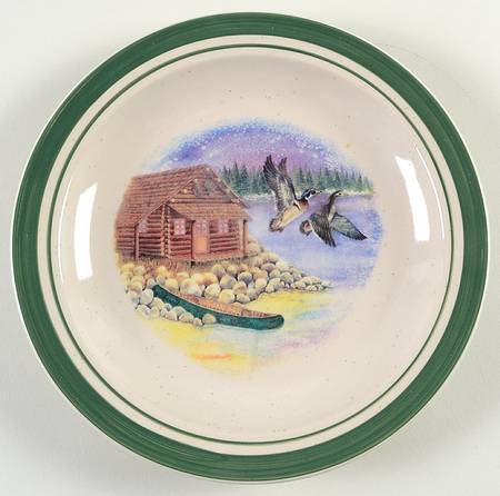 Cabin Salad/Dessert Plate