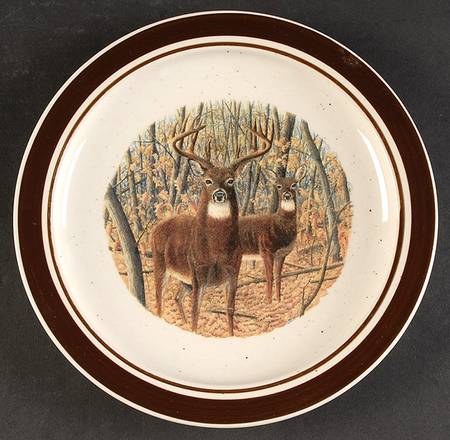 Whitetail Salad/Dessert Plate