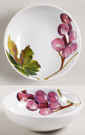 Entertaining Grapes Dip Bowl (For Dip and Spreader)