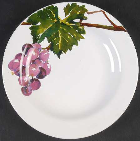 Entertaining Grapes Dessert/Pie Plate
