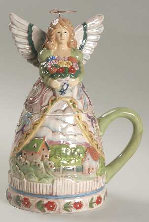 Angels Four Seasons Figural Mug & Lid