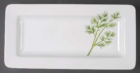 Culinary Herbs 12" Rectangular Tray