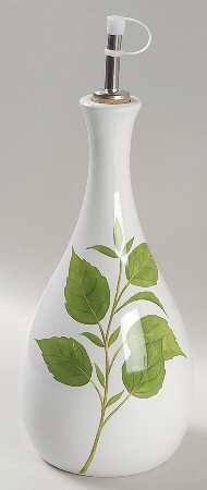 Culinary Herbs Oil Jar & Drizzle Spout