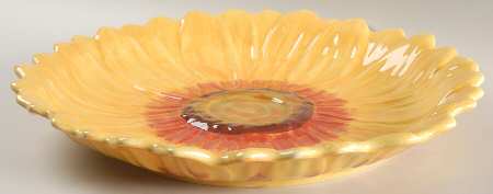 Fiori Figural Chip/Dip Plate