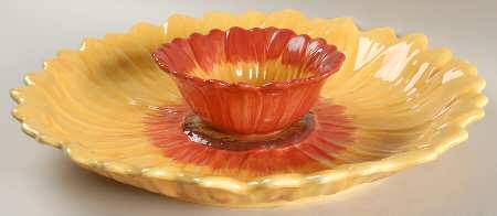 Fiori Figural Chip/Dip Set (2 Piece)