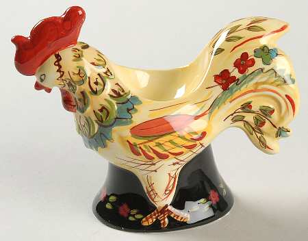 Provence Rooster Figural Egg Cup