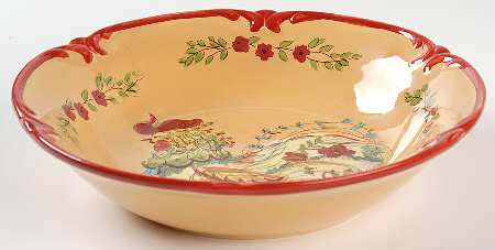 Provence Rooster Coupe Soup Bowl by Certified International