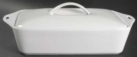 Bakeware White 3 Quart Rectangular Casserole with Lid