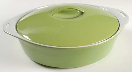 Bakeware Green 3.5 Quart Round Covered Casserole