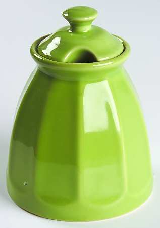 Fiesta Green Sugar Bowl & Lid