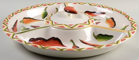 Santa Fe 4 Part Relish with Center Lid