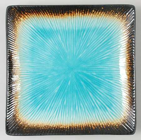 Kon Tiki Blue Salad/Dessert Plate