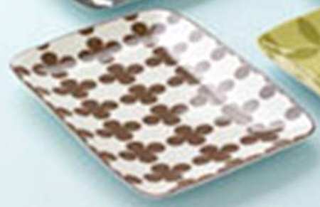 Museo Mundo Floral 13" Rectangular Serving Platter