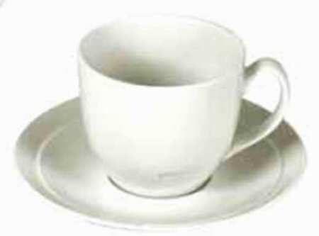 Sweep Flat Cup & Saucer Set