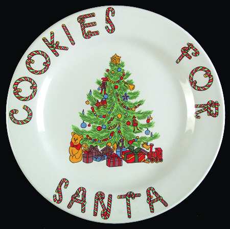 Cookies for Santa Cookie Plate