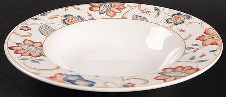 Jacobean Large Rim Soup Bowl