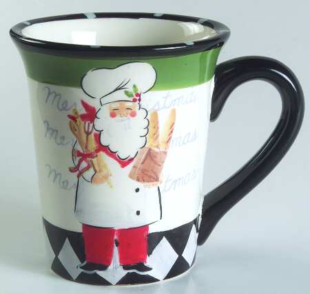 Gourmet Chef Santa Mug