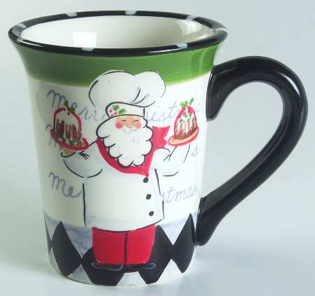 Gourmet Chef Santa Mug