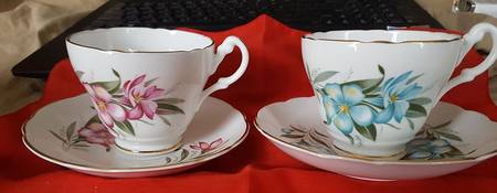 4485 Footed Cup & Saucer Set