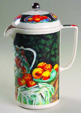 Master Still Life French Press Coffee Pot & Lid