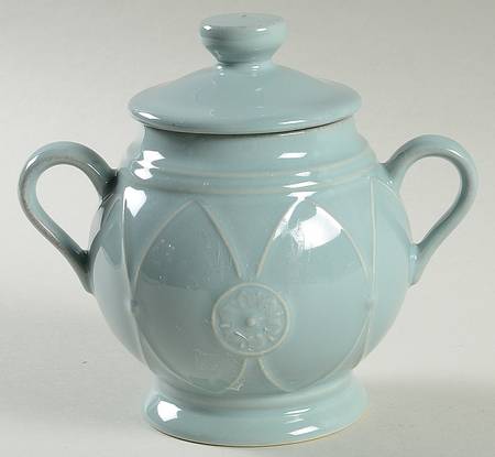 Meridian Blue Sugar Bowl & Lid