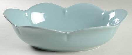 Meridian Blue 14" Large Oval Salad Serving Bowl