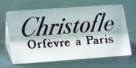 Advertising Signs Lucite Advertising Sign