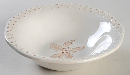 Winter Holly Coupe Cereal Bowl
