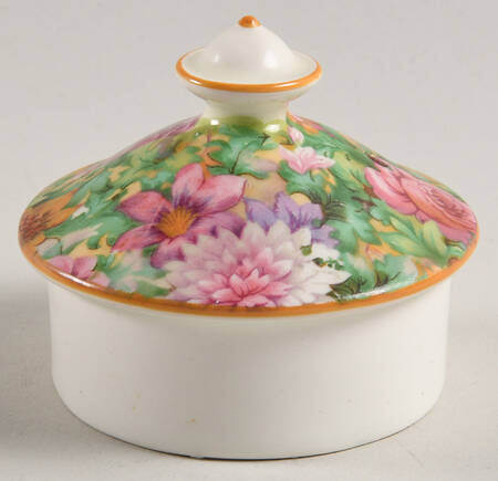 Pink Chintz (Green Trim) Lid for Teapot