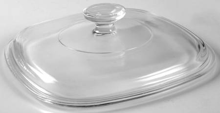 Black Trefoil Lid for 2.5 Quart Square Casserole