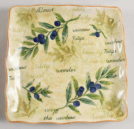 Classic Olive 11" Square Serving Platter