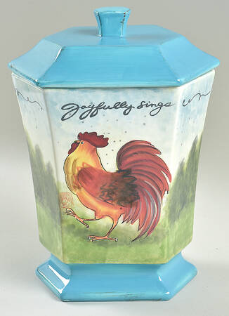 Rooster, The Medium Canister & Lid