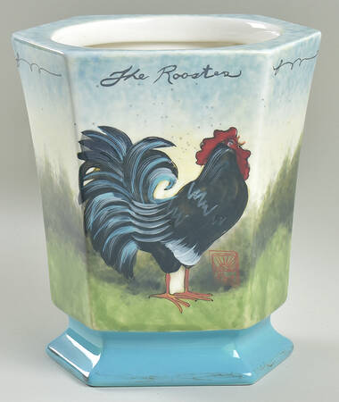 Rooster, The Large Canister No Lid