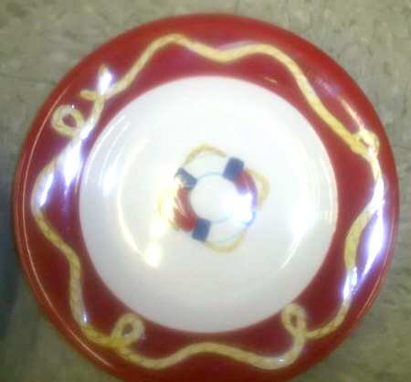 Nautical Salad Plate