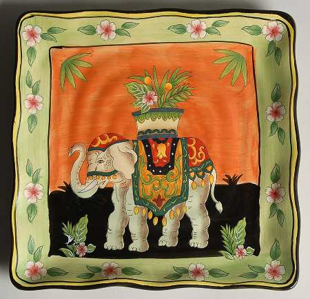 West Indies Luncheon Plate