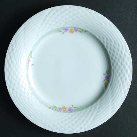 Emerald (Platinum Trim) Salad Plate