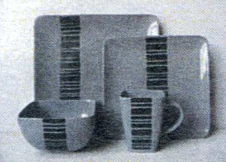 Vista Gray Dinner Plate