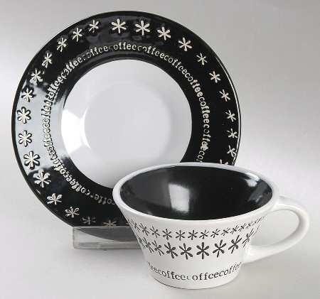 Madison Cafe Flat Demitasse Cup & Saucer Set