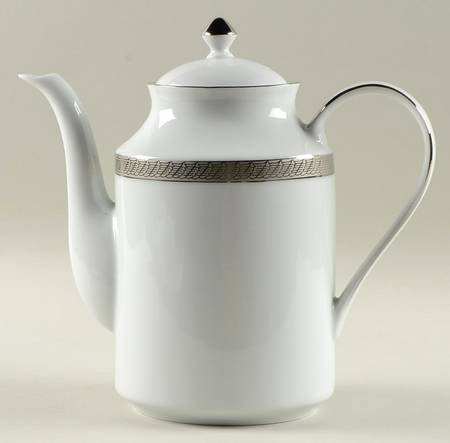 Pure Platinum Coffee Pot & Lid