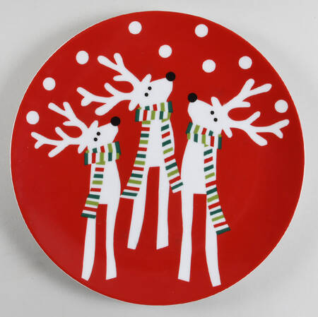 Reindeer 12" Chop Plate (Round Platter)