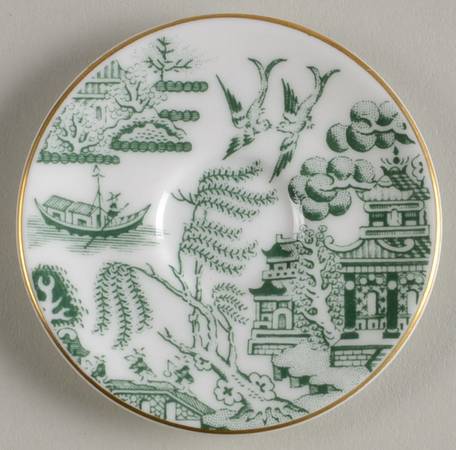 Willow Green Miniature Saucer