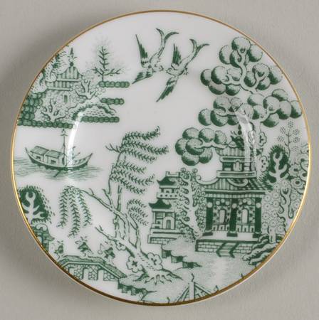 Willow Green Miniature Plate
