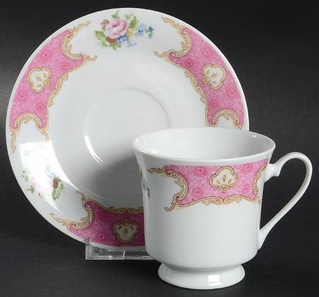 CX439 Footed Cup & Saucer Set